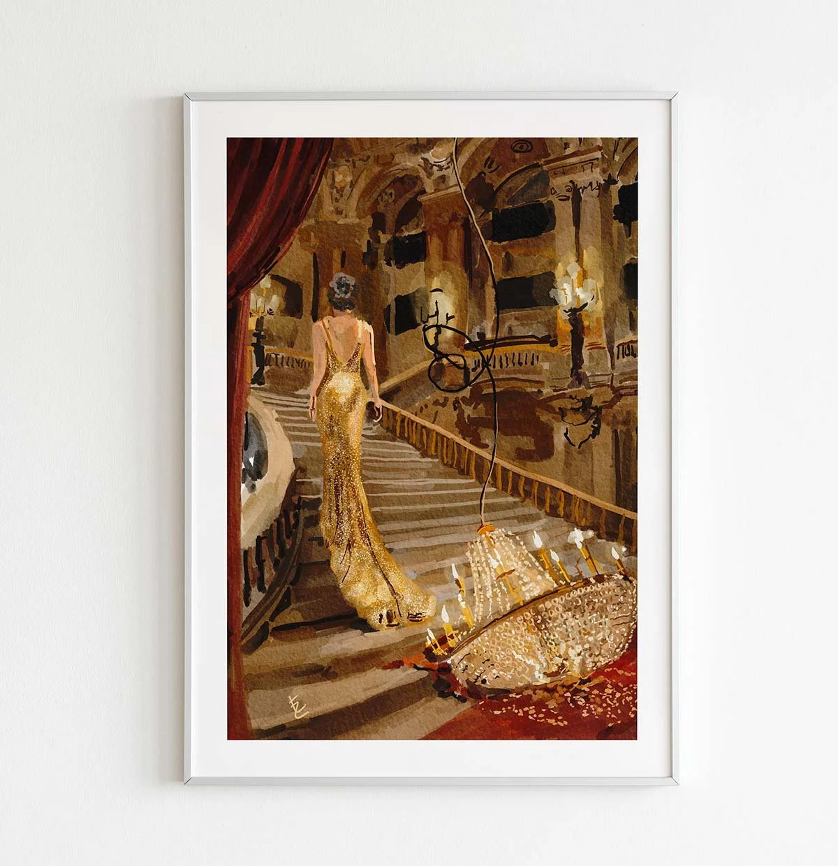 Croissants ad Cafe de Flore — Ekaterina Zagorska Art